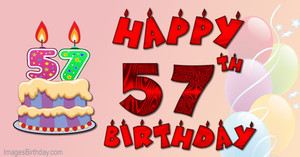 Поздравление с днем рождения на фоне шаров и тортика